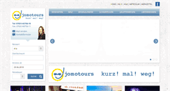 Desktop Screenshot of jomotours.de