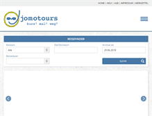 Tablet Screenshot of jomotours.de
